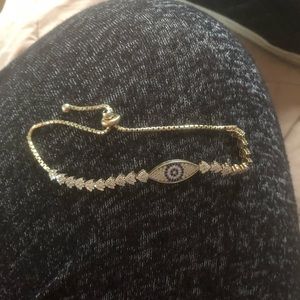 Adjustable Evil Eye Bracelet